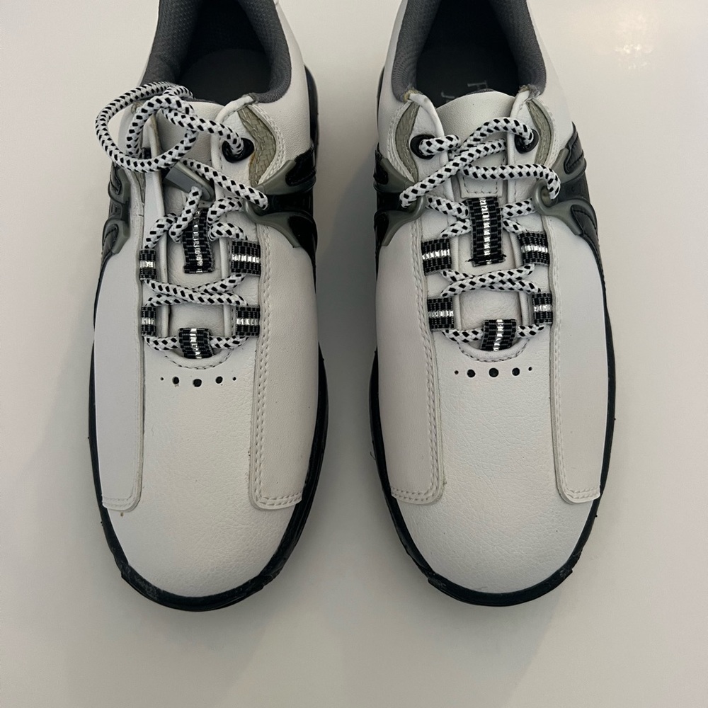 New Beautiful FootJoy White and Black Golf Shoes